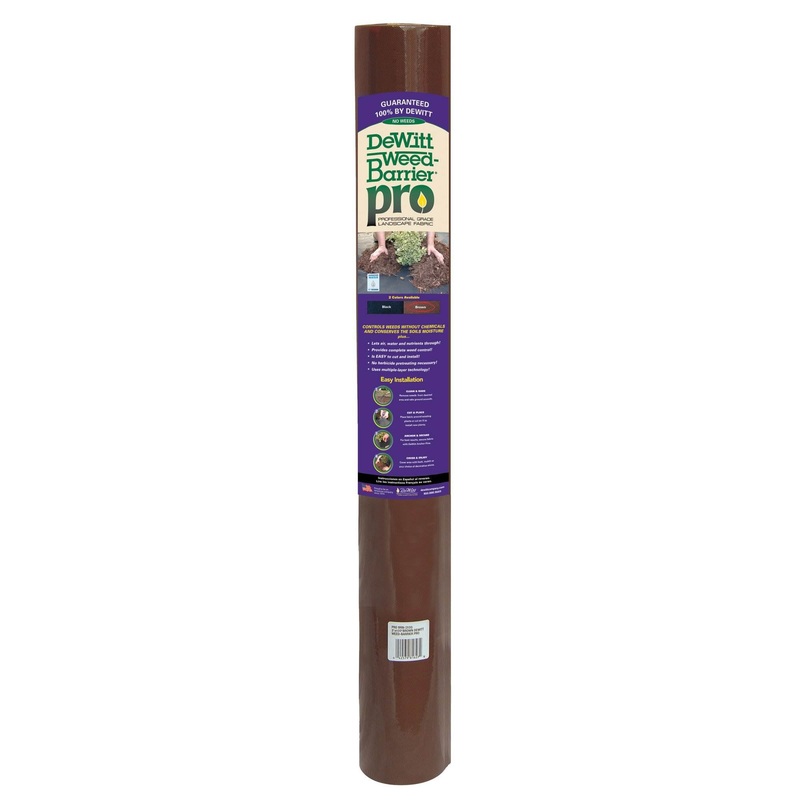 DeWitt Weed Barrier Pro Landscape Fabric in Brown (3oz), 3′ x 100′ (Open Box)