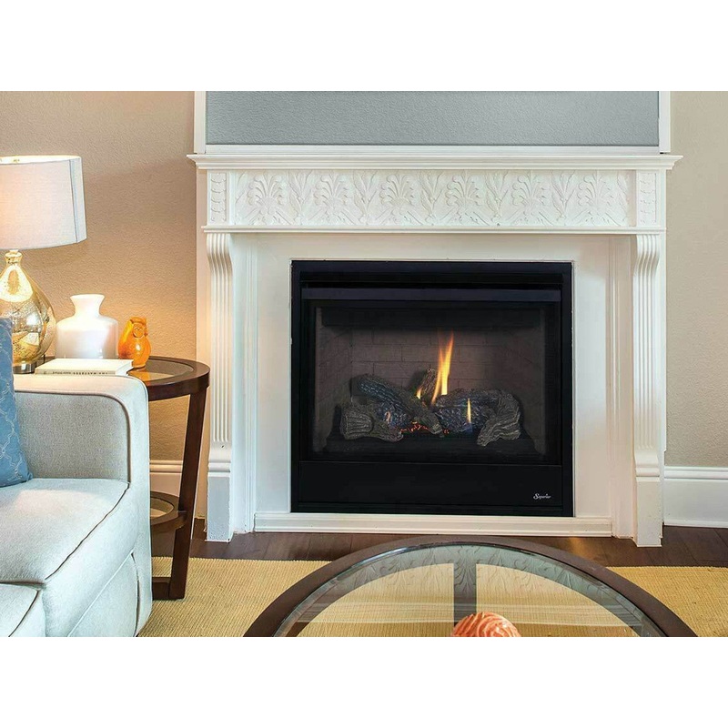 DRT3040 Traditional Direct Vent Gas Fireplace 40″ Top/Rear Vent Millivolt Natural Gas