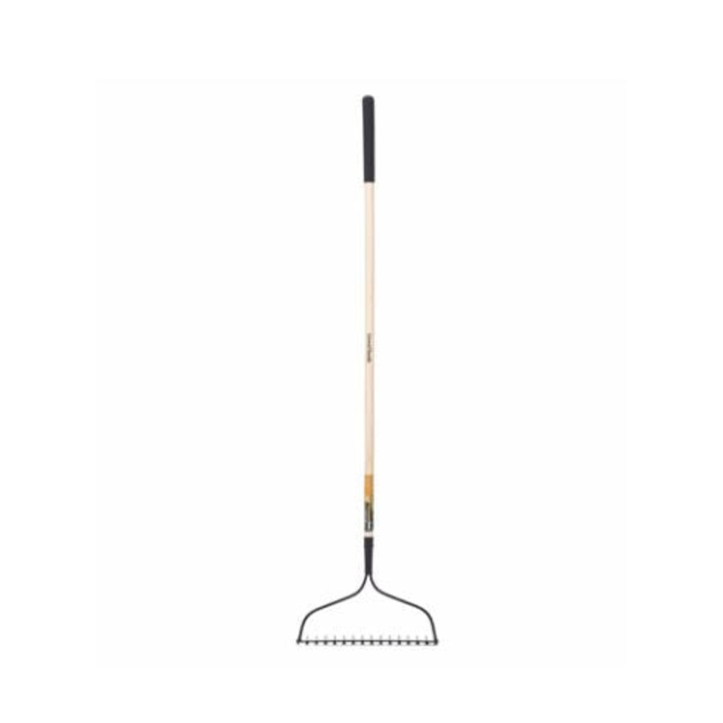 Green Thumb Bow Rake with Wood Handle 59.5 L x 15.9 W x 2.0 H