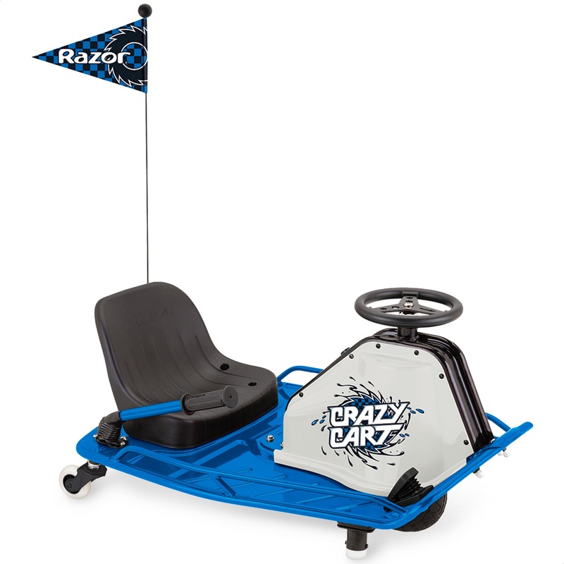 Razor High Torque Motorized Drifting Crazy Cart w/Drift Bar for Adults(Open Box)