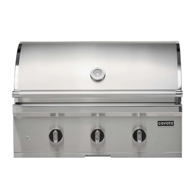 Coyote C-Series 34-Inch 3-Burner Built-in Gas Grill Propane