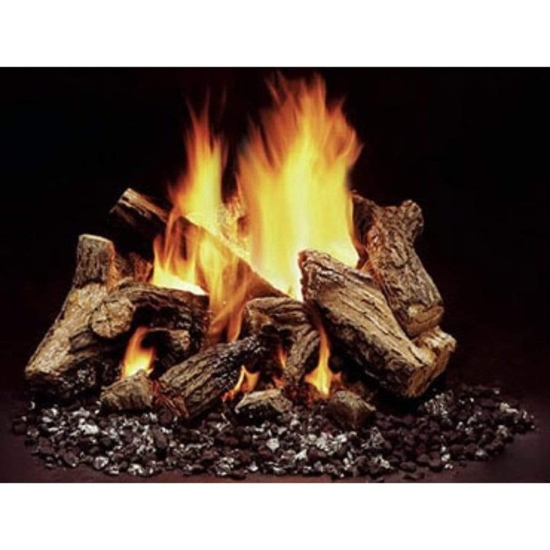 Majestic – Duzy 5 8-Piece Fiber Ceramic Vented Gas Log Set 24/18″