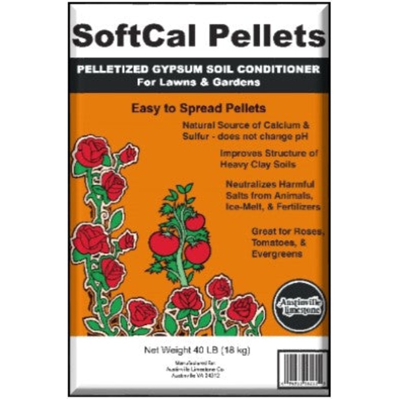 Austinville SoftCal Pellets Pelletized Gypsum Soil Conditioner