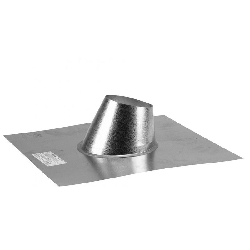 Selkirk – 3″/4″ Adjustable Flashing (Pellet Vent – VP – Type L) 3-Inch (Flashing 0/12 – 6/12)