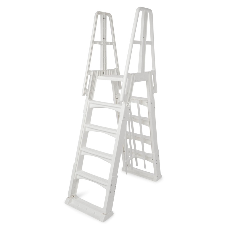Vinyl Works A Frame Ladder for Swimming Pools 48 to 56″ Tall (Used)