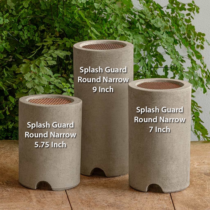 Round Narrow Fountain Splash Guard