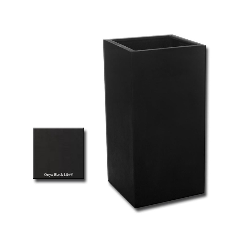 Modular Lite Planter 2 in Onyx Black Lite