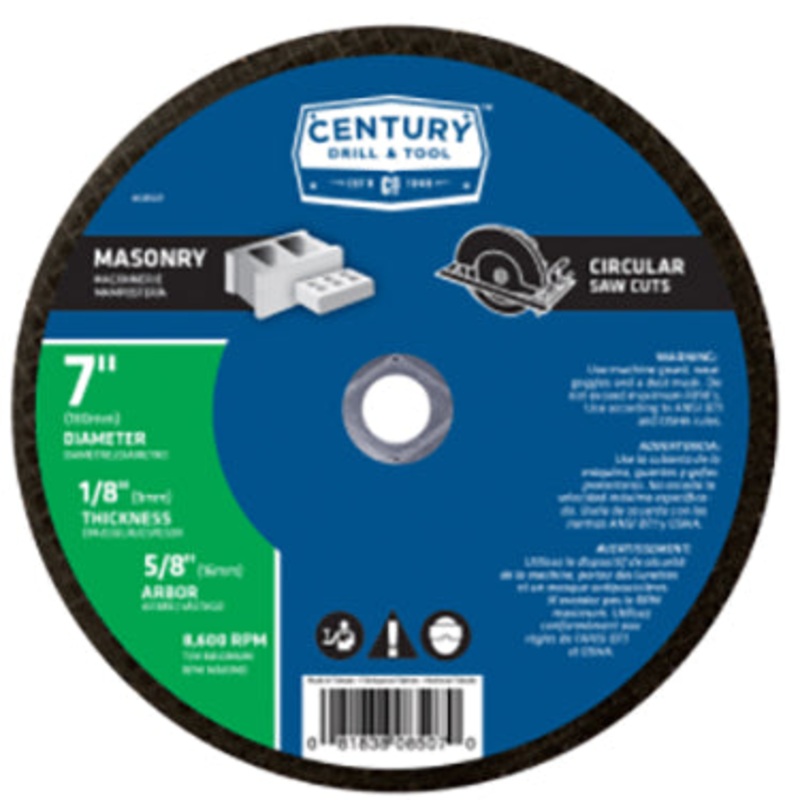 7″X1/8″ MASONRY SA W BLADE