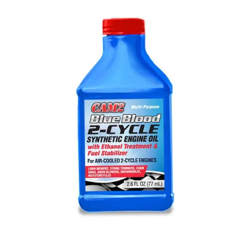 CAM2 Blue Blood 2-Cycle Synthetic Engine Oil With Ethanol Treatment & Fuel Stabilizers