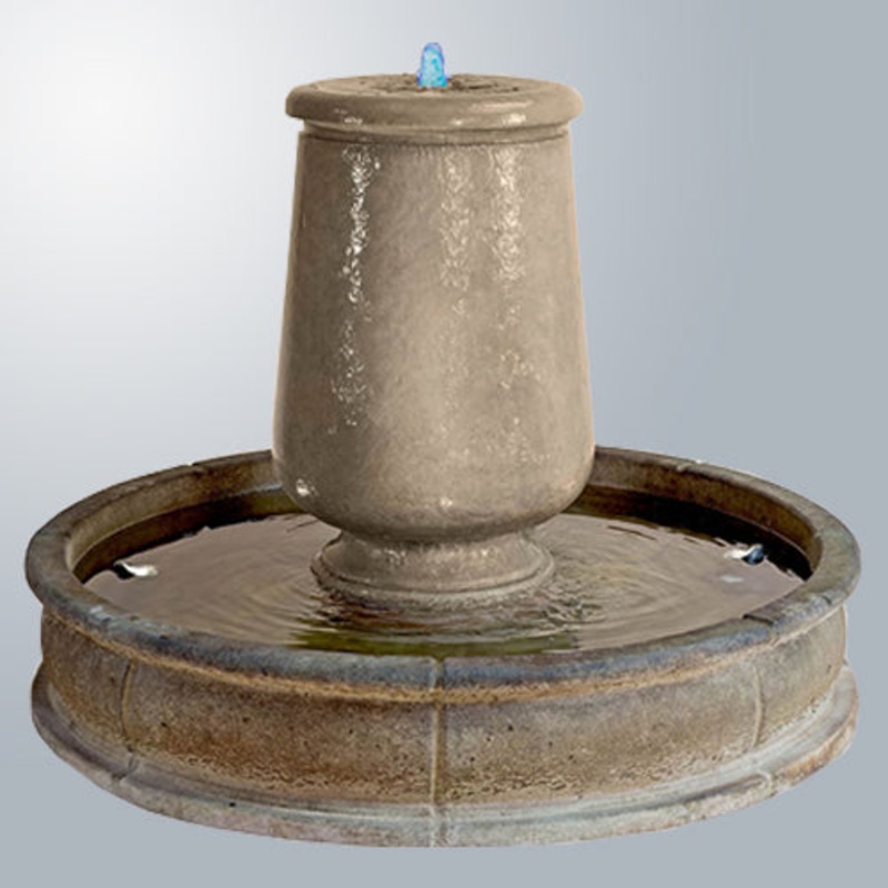 Planum Urna Fountain With 51″ Pond