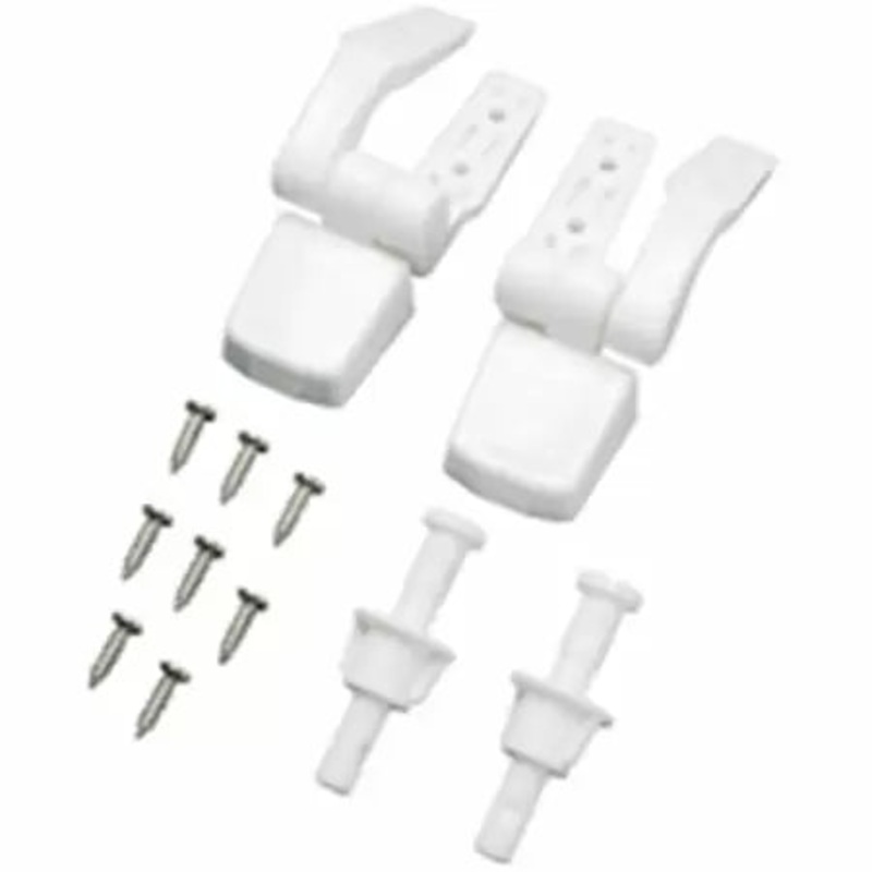 Plumb Pak Toilet Seat Components – Fit All Toilet Seat Hinge Straight 4″ 4″