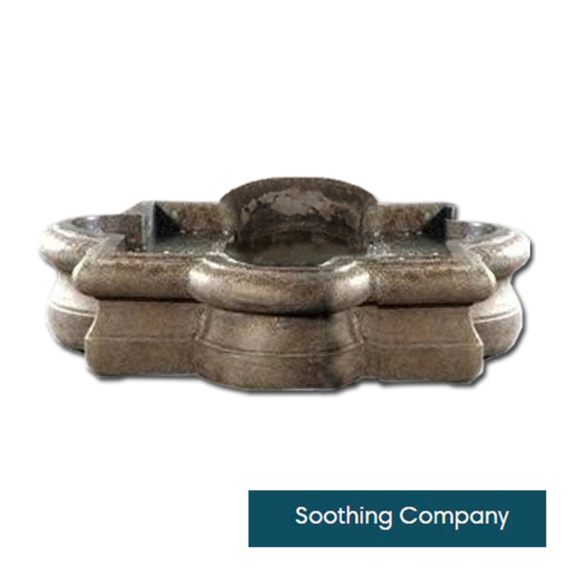 Quatrefoil One Piece Fountain Basin | 62″ Wide