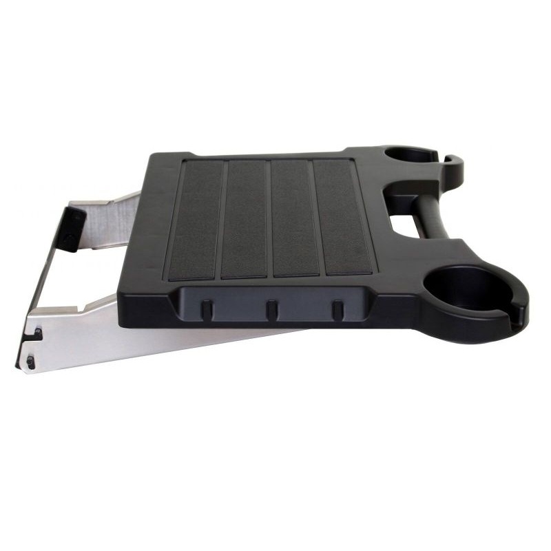 Broilmaster Single Fold Down Black Side Shelf With Stainless Steel Brackets