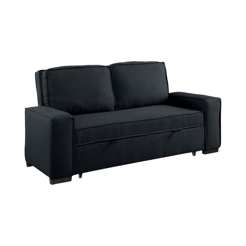 Balbrigga Contemporary Upholstered Futon in Gray