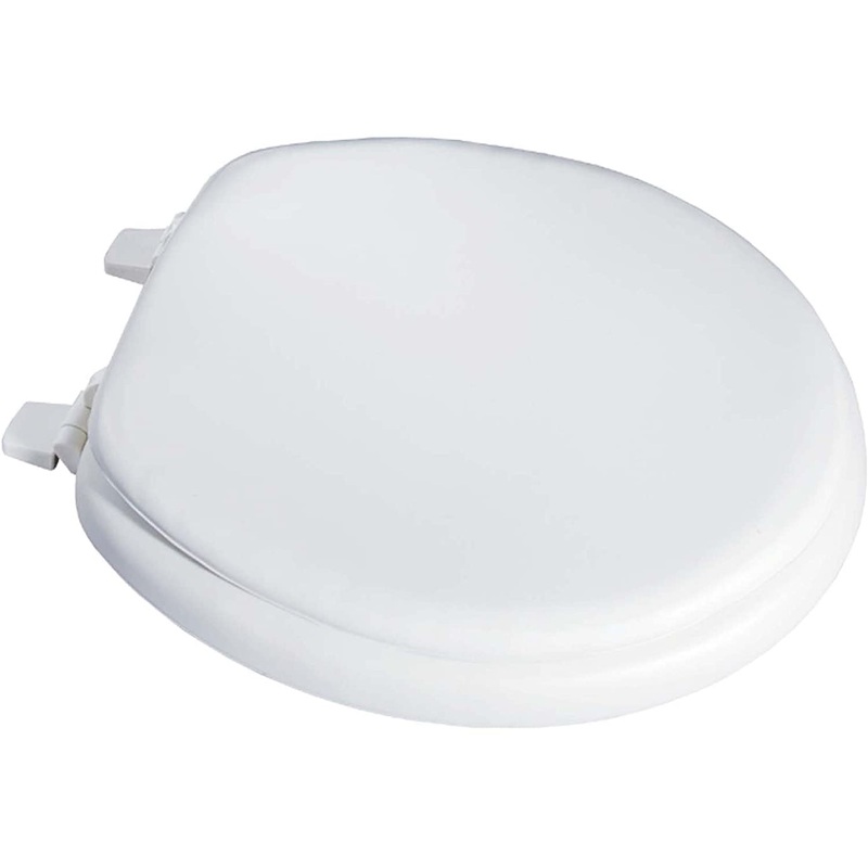 LDR Industries Round Soft Toilet Seat, White