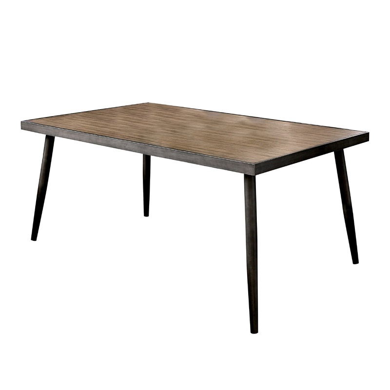 Jaylynn Mid-Century Modern Rectangular Dining Table