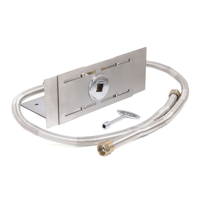 The Outdoor Plus – High Capacity Natural Gas Kit with Paver Bracket – 3 7/8″ x 8″ to 14″ x 4″ – OPT-PB256NGHC