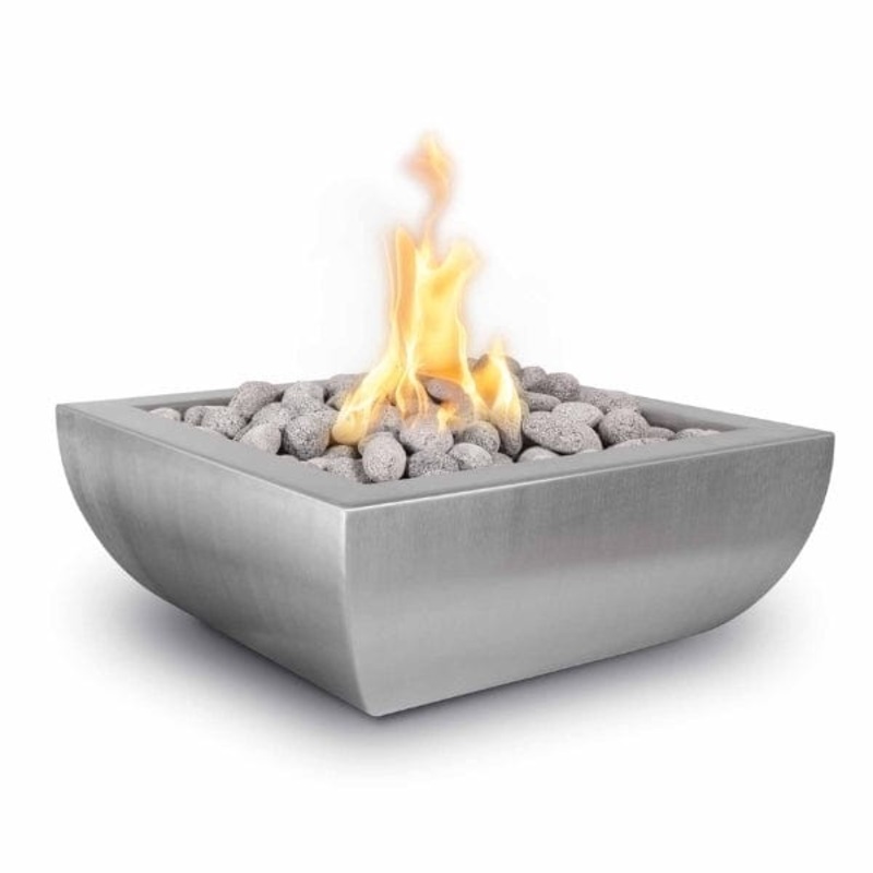 The Outdoor Plus Avalon Stainless Steel Fire Bowl 24″ Match