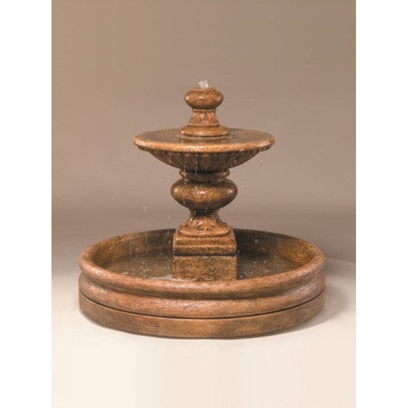 Formal Garden Fountain with 46 inch Basin
