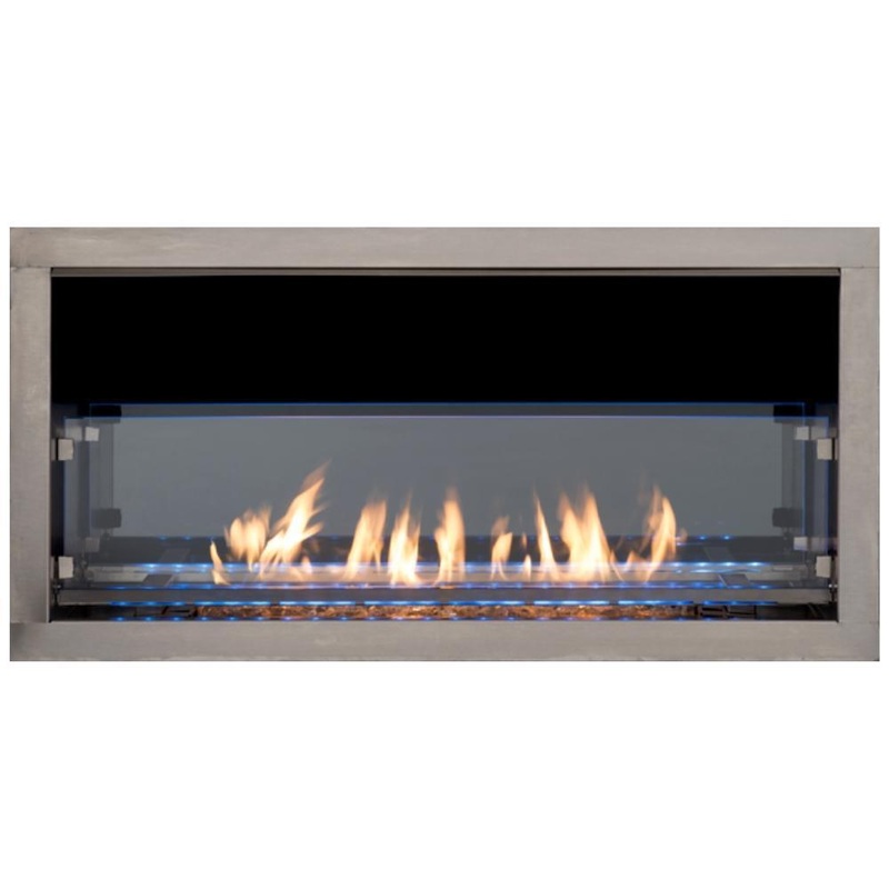 Superior Linear Vent-Free Outdoor Gas Fireplace – Optional See-Through 36″ Wide