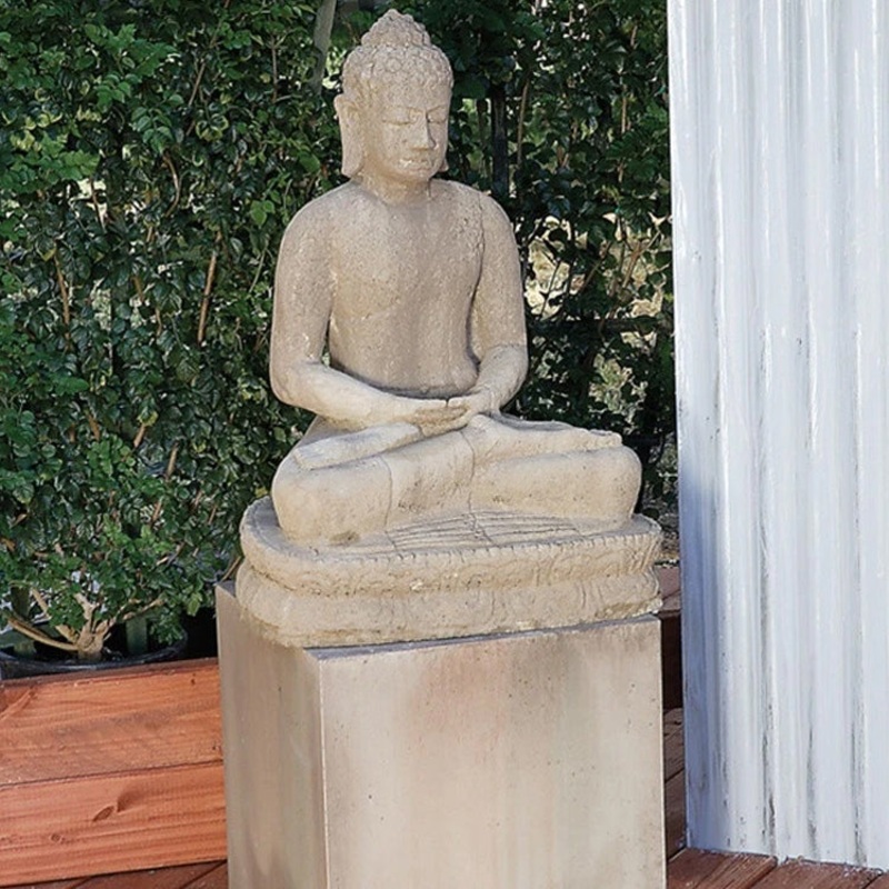 Sitting Buddha Garden Statue