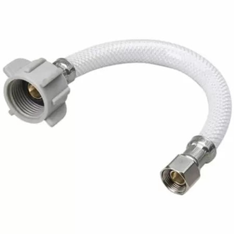 B & K Industries Toilet Connector Supply Line 3/8 x 7/8 x 12″