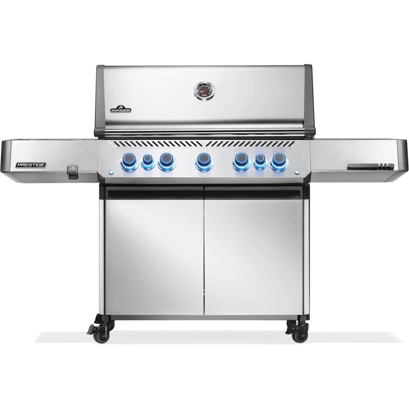 Napoleon Prestige 665 RSIB Gas Grill with Infrared Side and Rear Burners Propane
