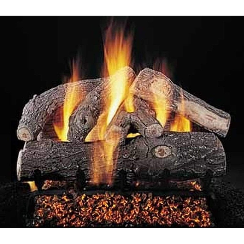 Rasmussen 27″ Frosted Oak Vented Gas Log