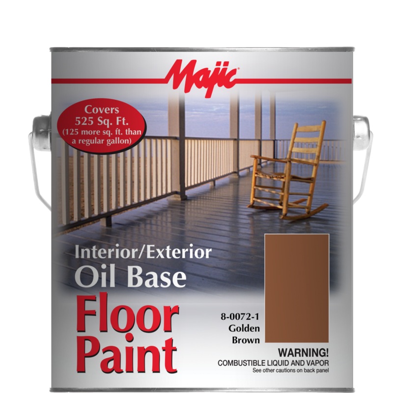 Yenkin Majestic Interior/Exterior Oil Base Floor Paint Battleship Gray 1 Gallon (1 Gallon, Battleship Gray)