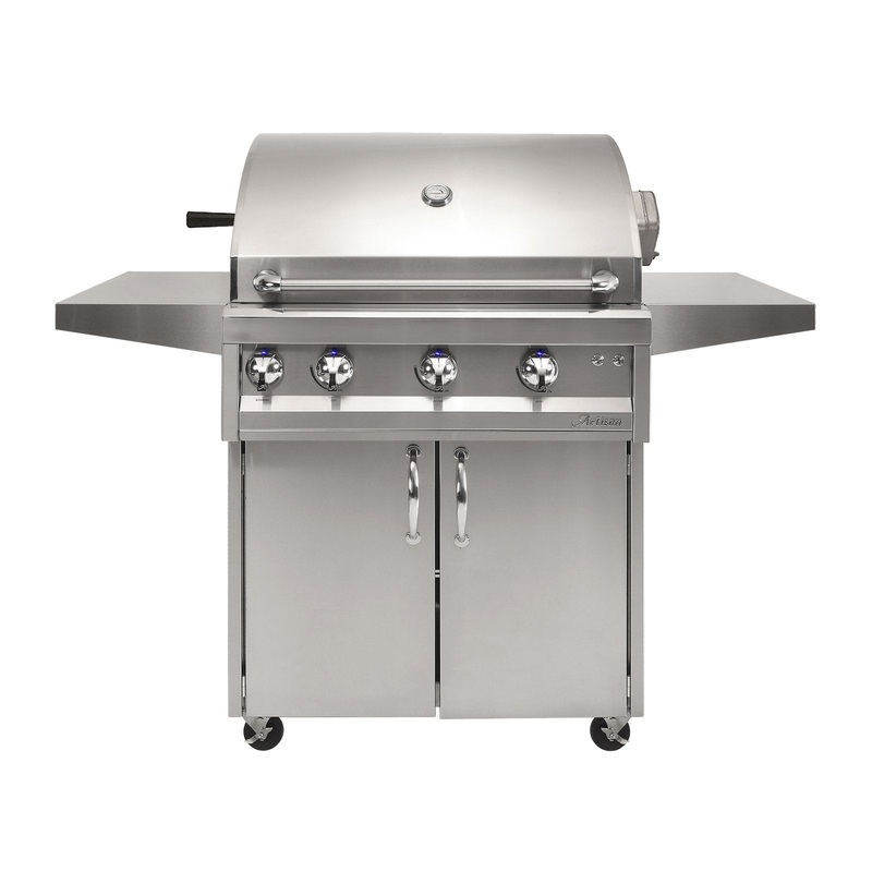 Artisan Professional 32-Inch Propane Gas Freestanding Gill w/ Rotisserie and Lights – ARTP-32C-LP artisan-grills-master