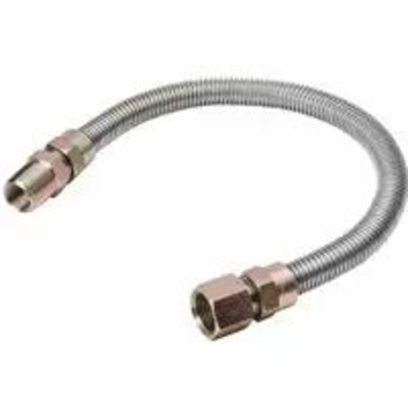 B & K Industries Stainless Steel Gas Appliance Connector 24″