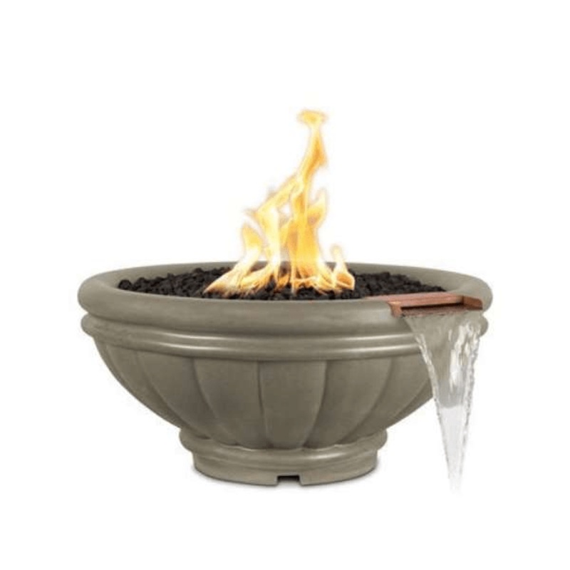The Outdoor Plus Roma Concrete Fire & Water Bowl 24″ Match