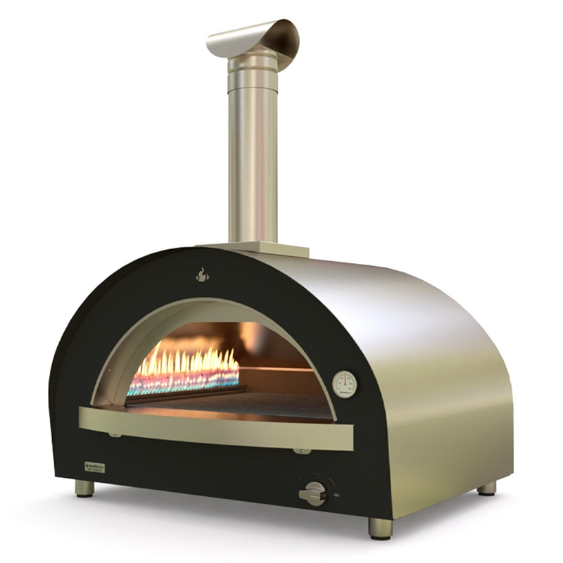 Genio Multi-Fuel Pizza Oven (Stainless/Black) Hearthstone Genio Multi-Fuel 3.4