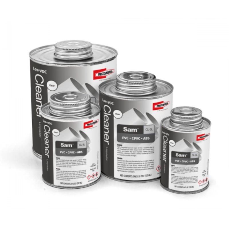 RectorSeal Sam CL-3L Clear PVC Cement For ABS/CPVC/PVC 4 oz.