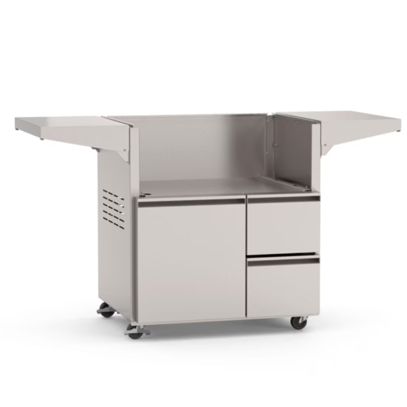 Fire Magic 30 Inch Stainless Steel Portable Grill Cart for 2024 A660i Grill, E660i Grill or Griddle and 5600 Pizza Oven – 660-SC24