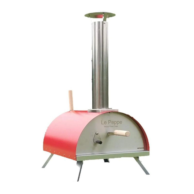 WPPO Le Peppe Portable Wood Fired Pizza Oven in Red – WKE-01RED wppo-lepeppeoven-master