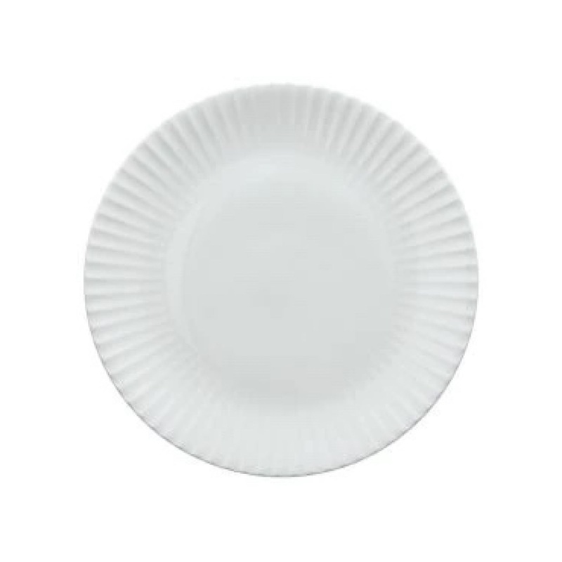 Andrea Fontebasso Plate Radius white Dessert plate 20cm