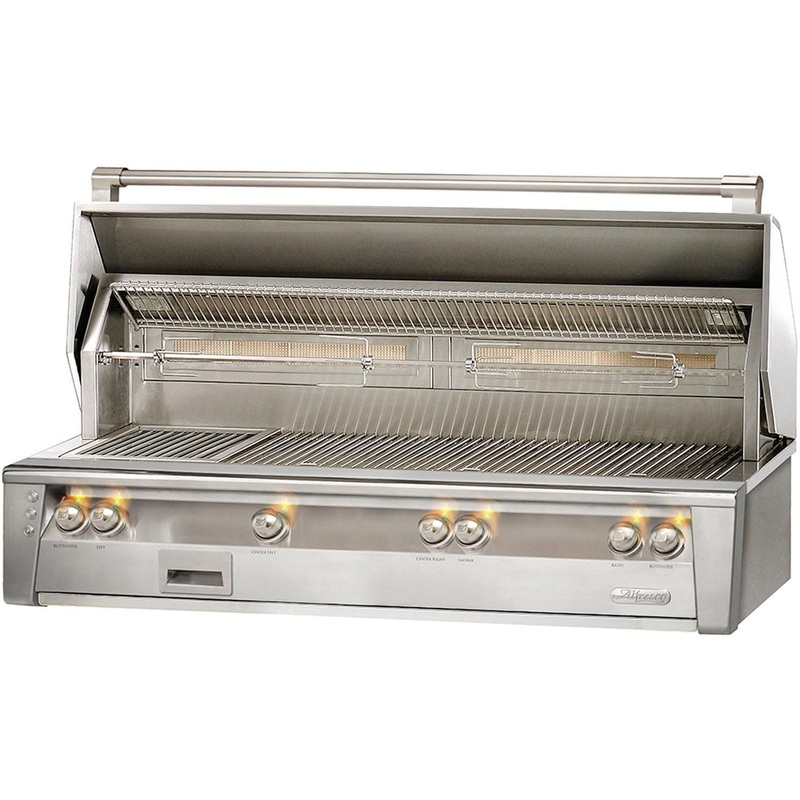 Alfresco ALXE 56-Inch Built-In Propane Gas All Grill With Sear Zone And Rotisserie – ALXE-56BFG-LP
