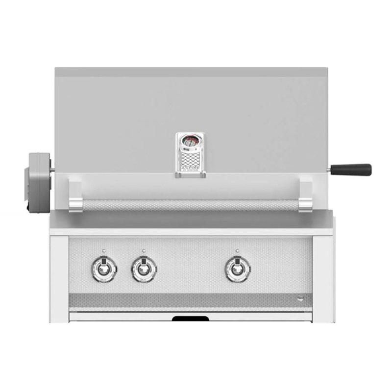 Aspire by Hestan 30-Inch Propane Gas Built-In Grill, 2 U-Burners w/ Rotisserie (Stainless Steel) – EABR30-LP aspire-30grills-master