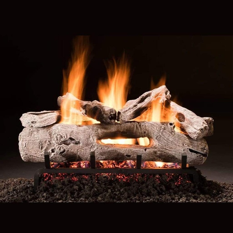 24″ Driftwood Single Side Vented Gas Log – Hargrove