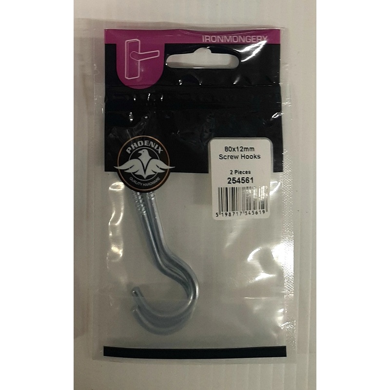 80x12mm Screw Hooks (2) Default
