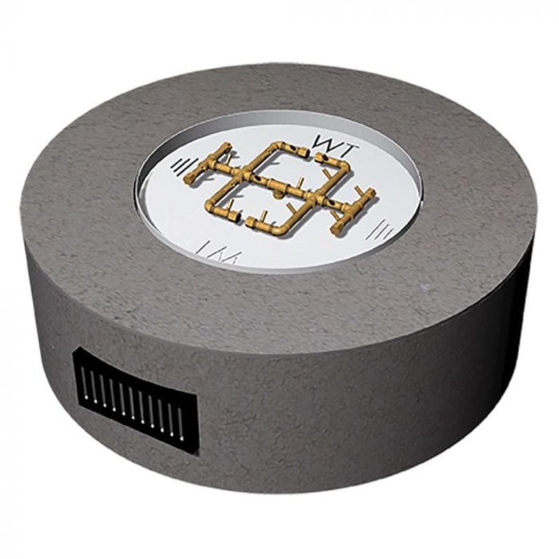 Warming Trends Crossfire FC Circular Ready To Finish Fire Pit Kit, 54×18-Inch Natural Gas