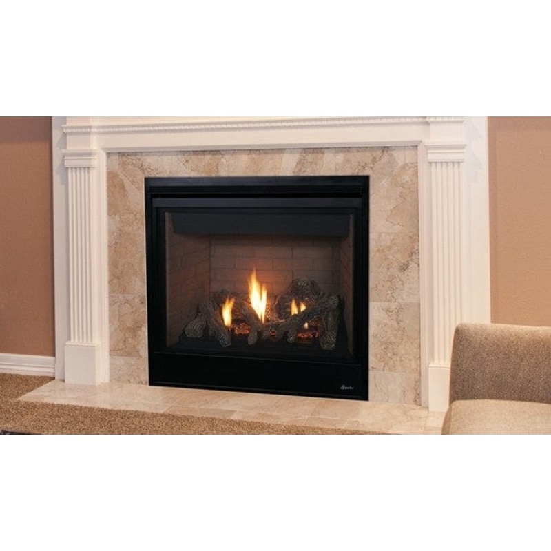 Superior DRT3045DMXX DRT3000 42 7/8 Inch Direct-Vent Fireplace, Millivolt, Natural Gas | Propane Rear Vent Millivolt Natural Gas