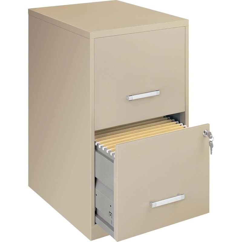 14340 18 Deep 2-Drawer File Cabinet, Putty Putty