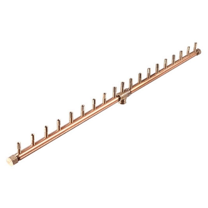 Warming Trends CFBL190 Linear CROSSFIRE 38-Inch Brass Gas Burner Liquid Propane No Flex Line No Plate