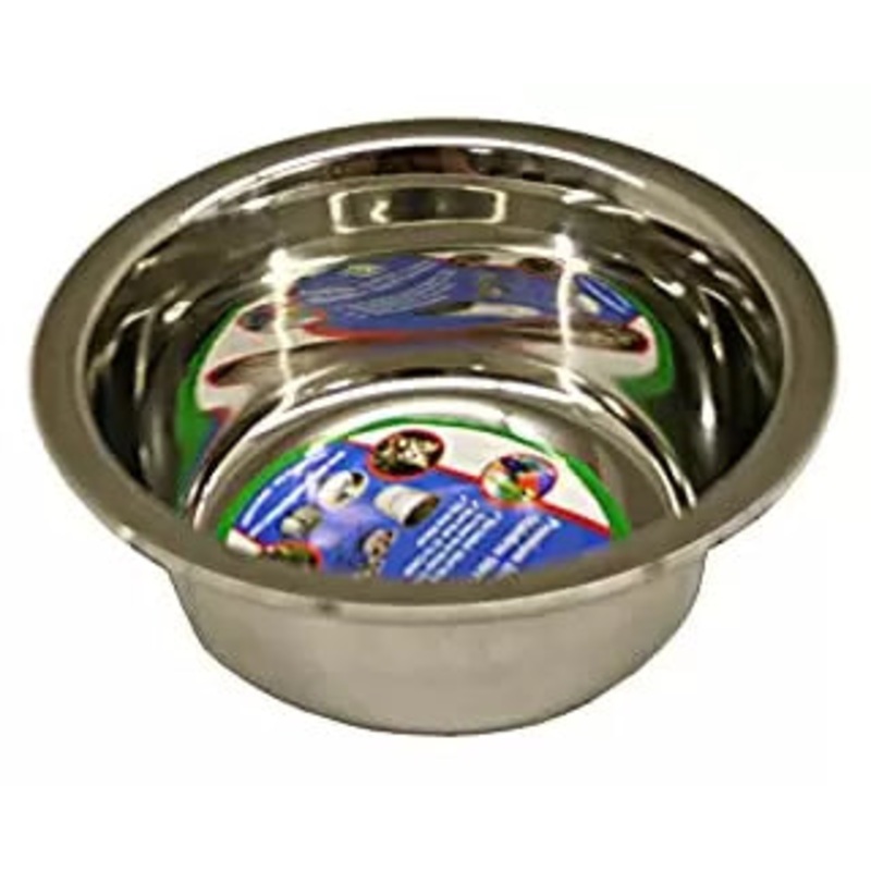 Indipets 010CL-WSS-2 Regular Stainless Steel Pet Bowl 1 Pint