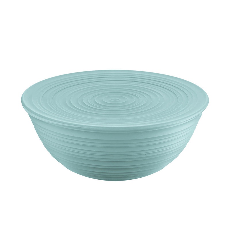 L Bowl With Lid Blue