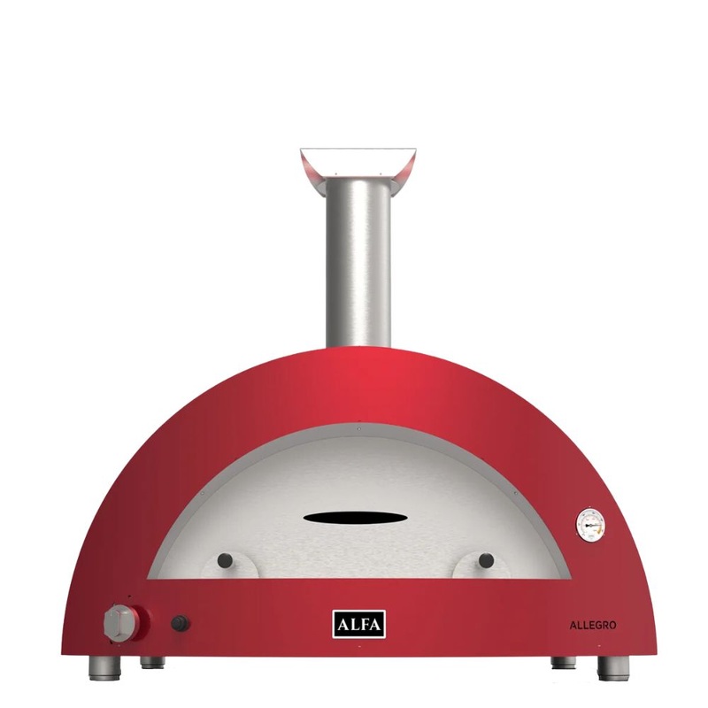 Alfa Moderno Ruby Red 5 Pizze Natural Gas Oven