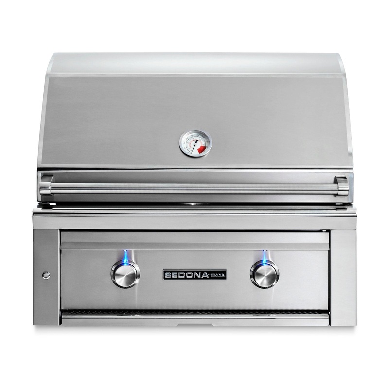 Sedona by Lynx 30-Inch Natural Gas Built-In Grill – 1 Stainless Steel Burner and 1 ProSear Burner – L500PS-NG sedona-grills-master