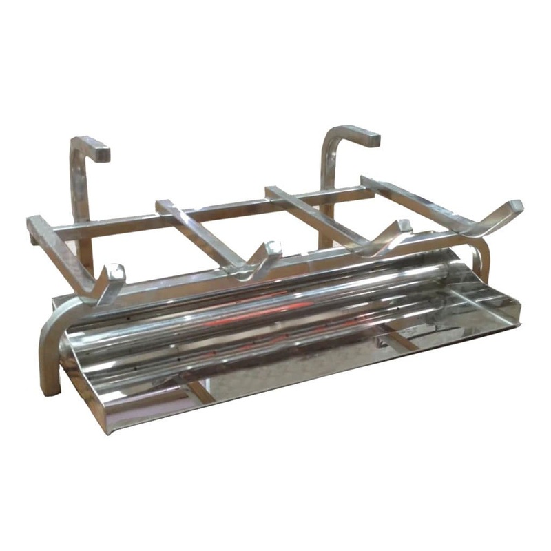 36″ Stainless Steel Gas Log Outdoor Burner Kit -Natural Gas – Hargrove
